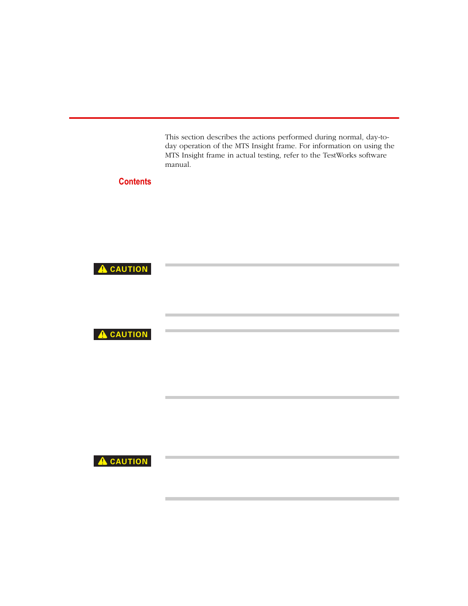 Operation, Operation 57 | MTS Insight - 1kN to 300kN User Manual | Page 57 / 76