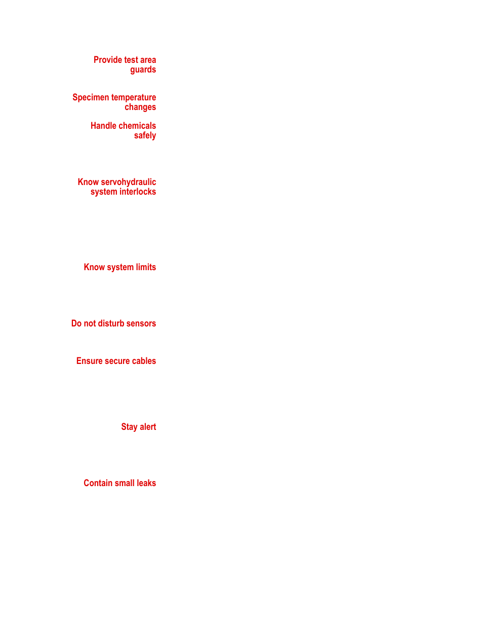 MTS Series 311 Load Frame User Manual | Page 27 / 86