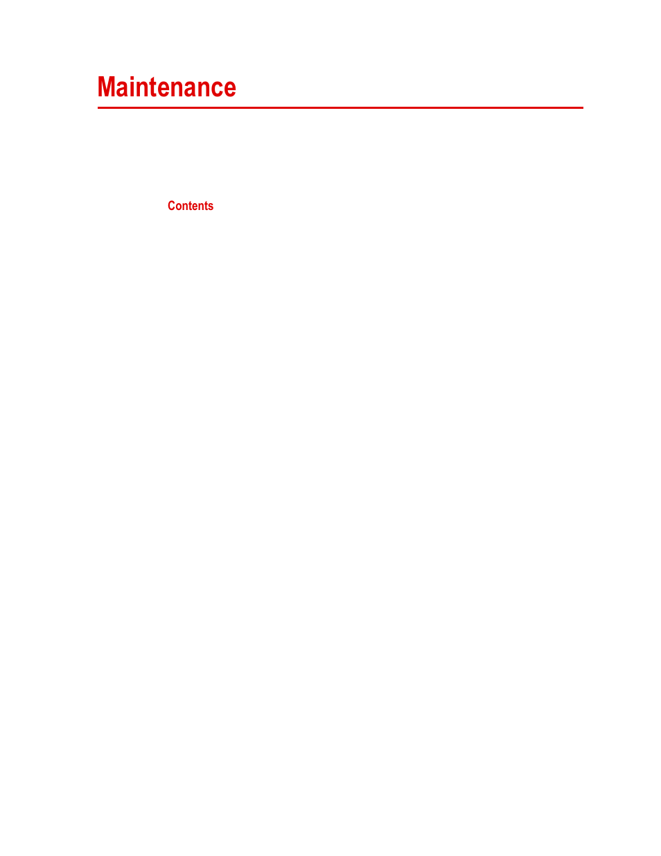 Maintenance, Maintenance 47 | MTS Series 311 Load Frame User Manual | Page 47 / 86