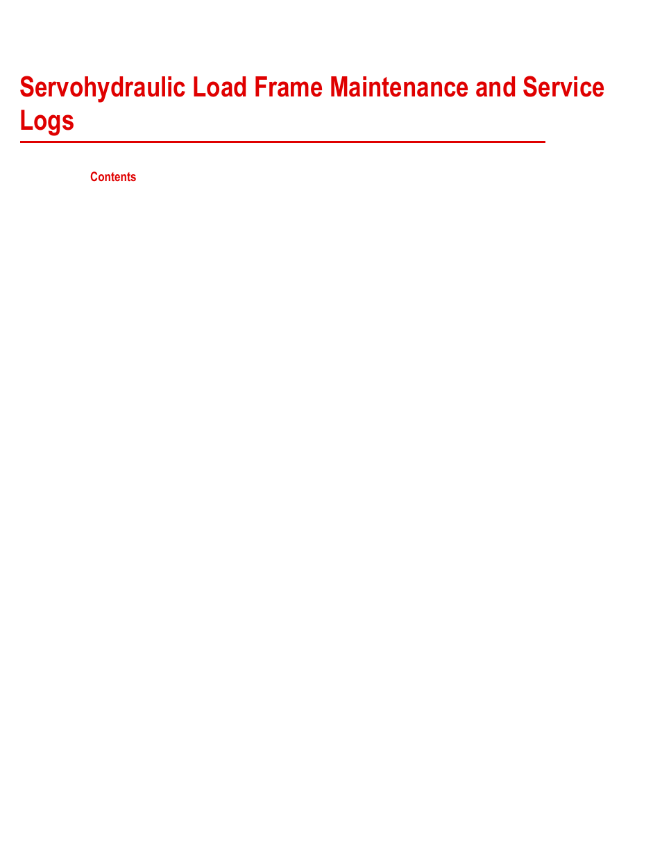 MTS Series 311 Load Frame User Manual | Page 67 / 86