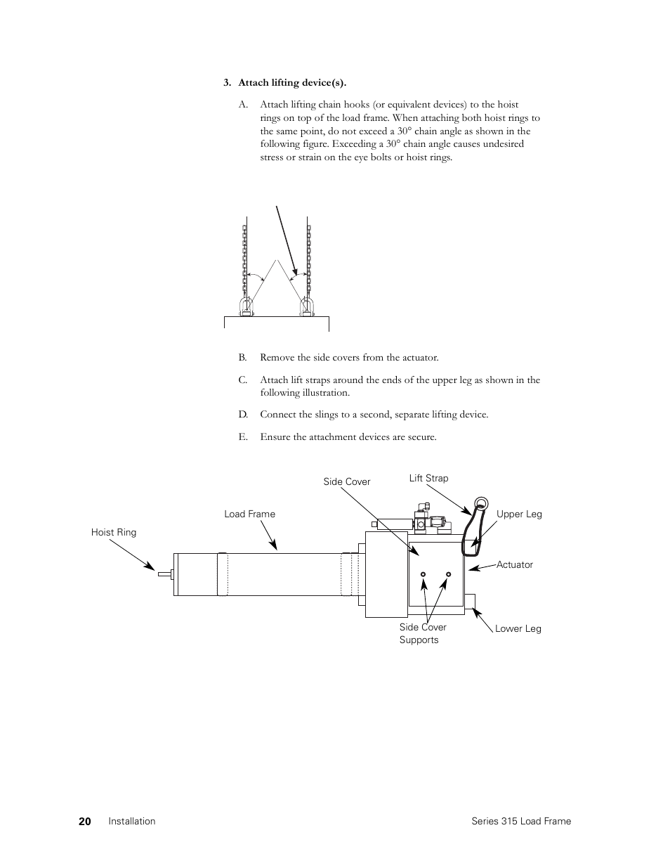 MTS Series 315 Load Frame User Manual | Page 20 / 34