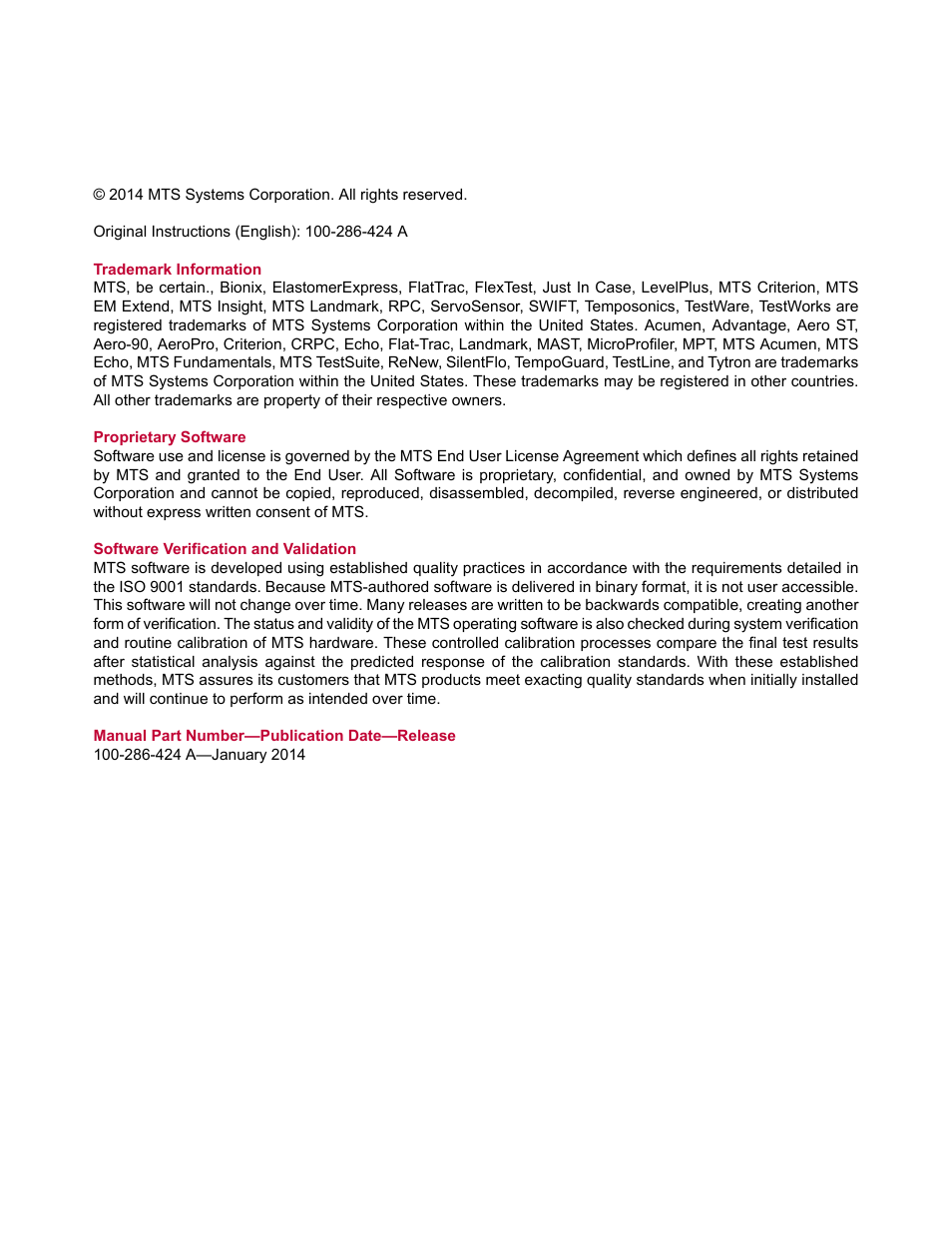 MTS Series 322 Load Frame Lifting and Moving User Manual | Page 2 / 16