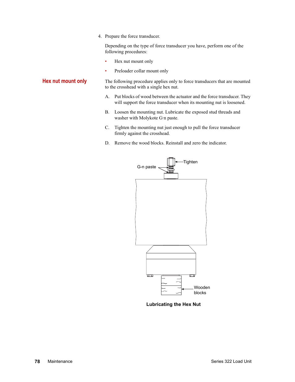 MTS Series 322 Load Frames User Manual | Page 78 / 96