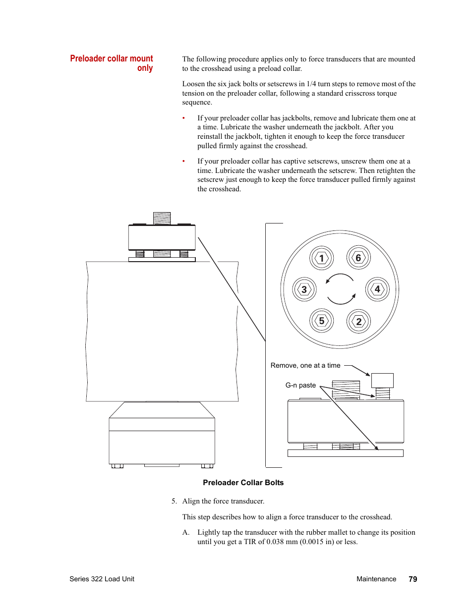 MTS Series 322 Load Frames User Manual | Page 79 / 96