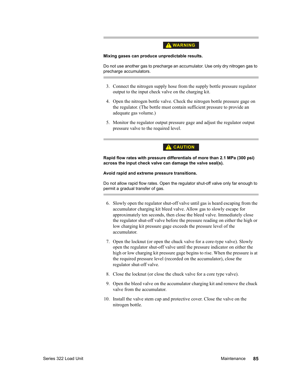 MTS Series 322 Load Frames User Manual | Page 85 / 96