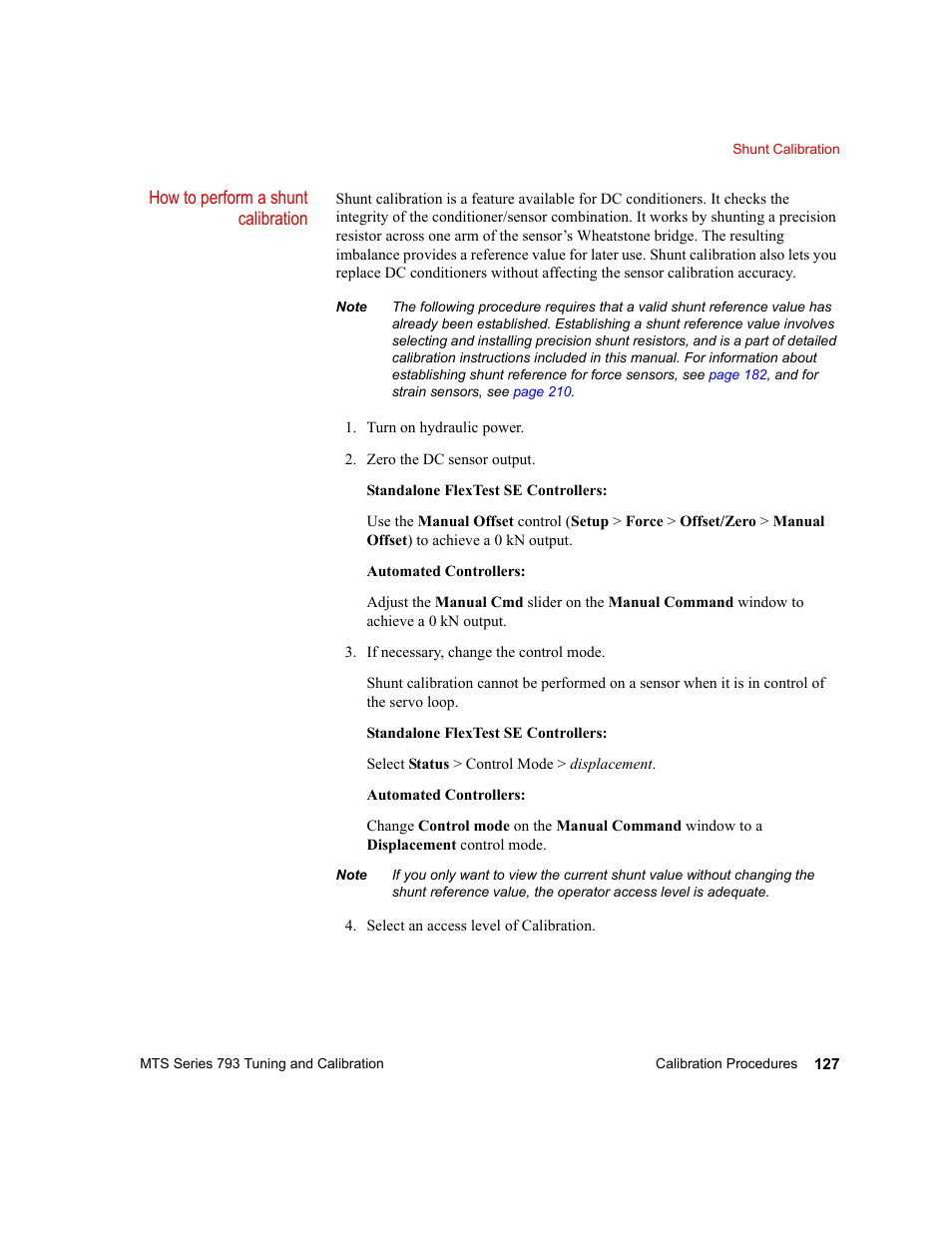 MTS Series 793 User Manual | Page 127 / 218