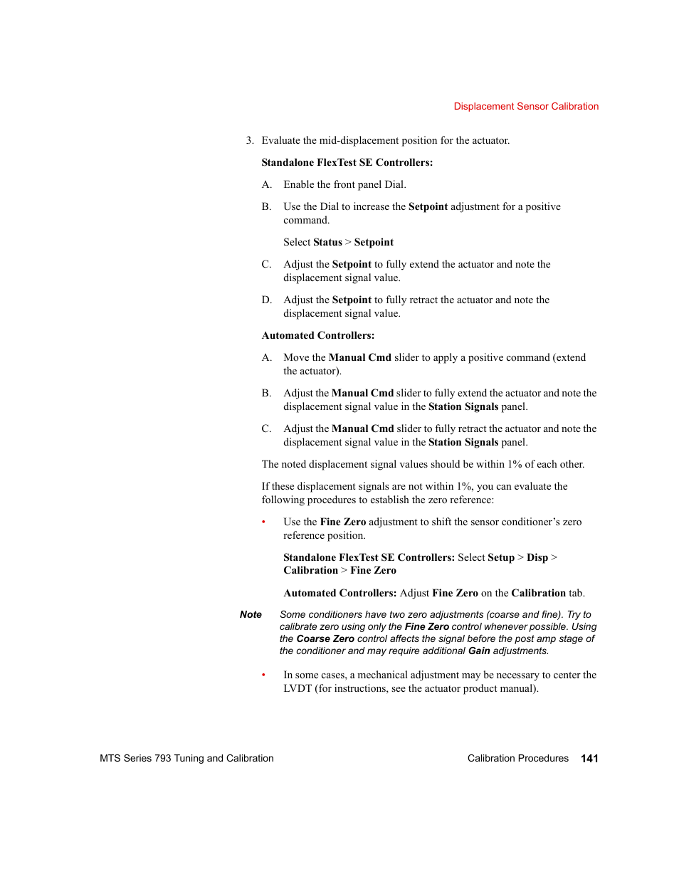 MTS Series 793 User Manual | Page 141 / 218