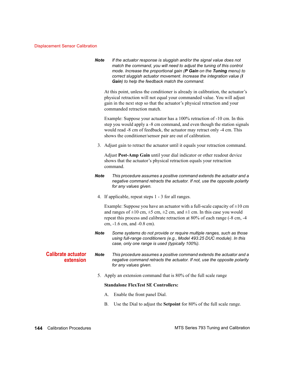 MTS Series 793 User Manual | Page 144 / 218