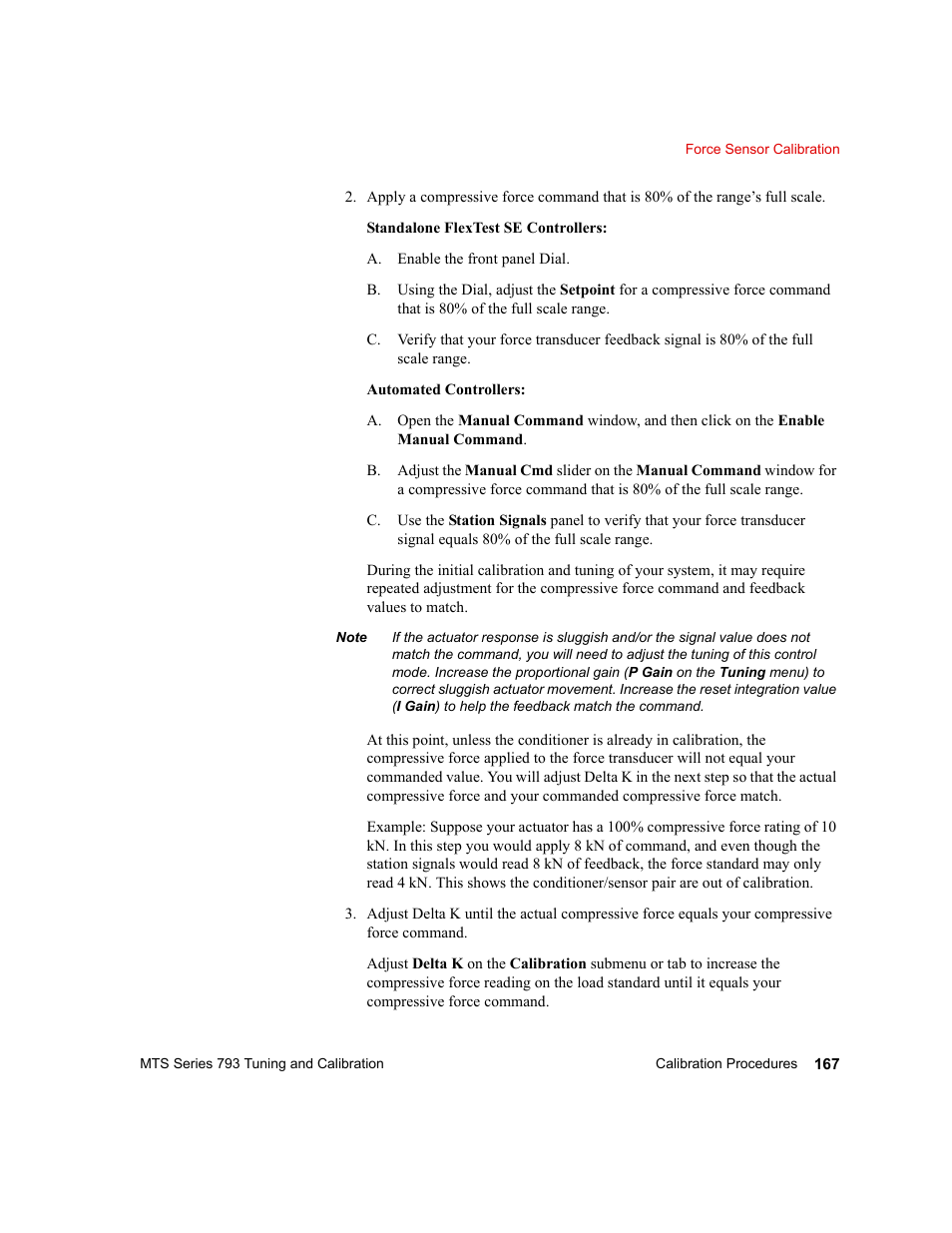 MTS Series 793 User Manual | Page 167 / 218
