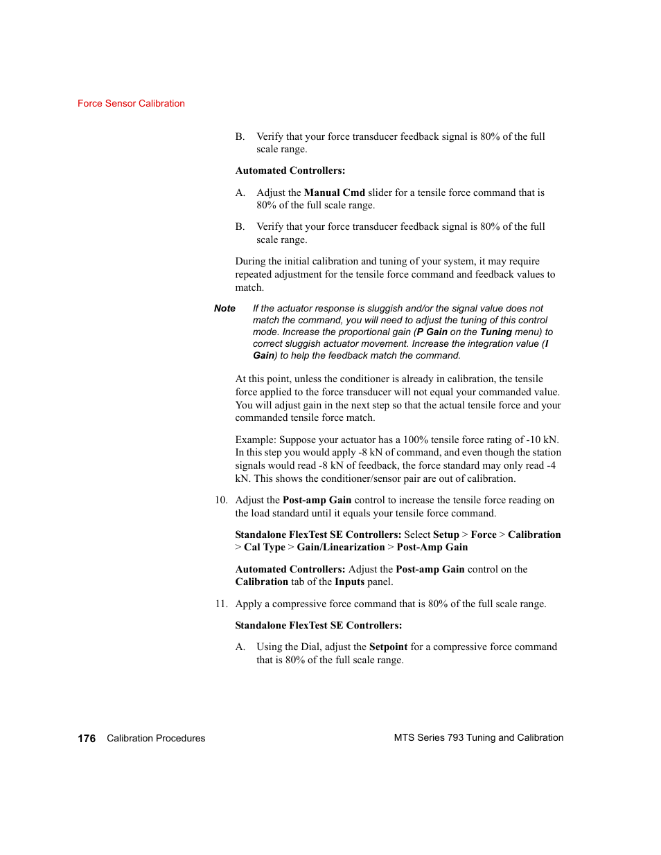 MTS Series 793 User Manual | Page 176 / 218