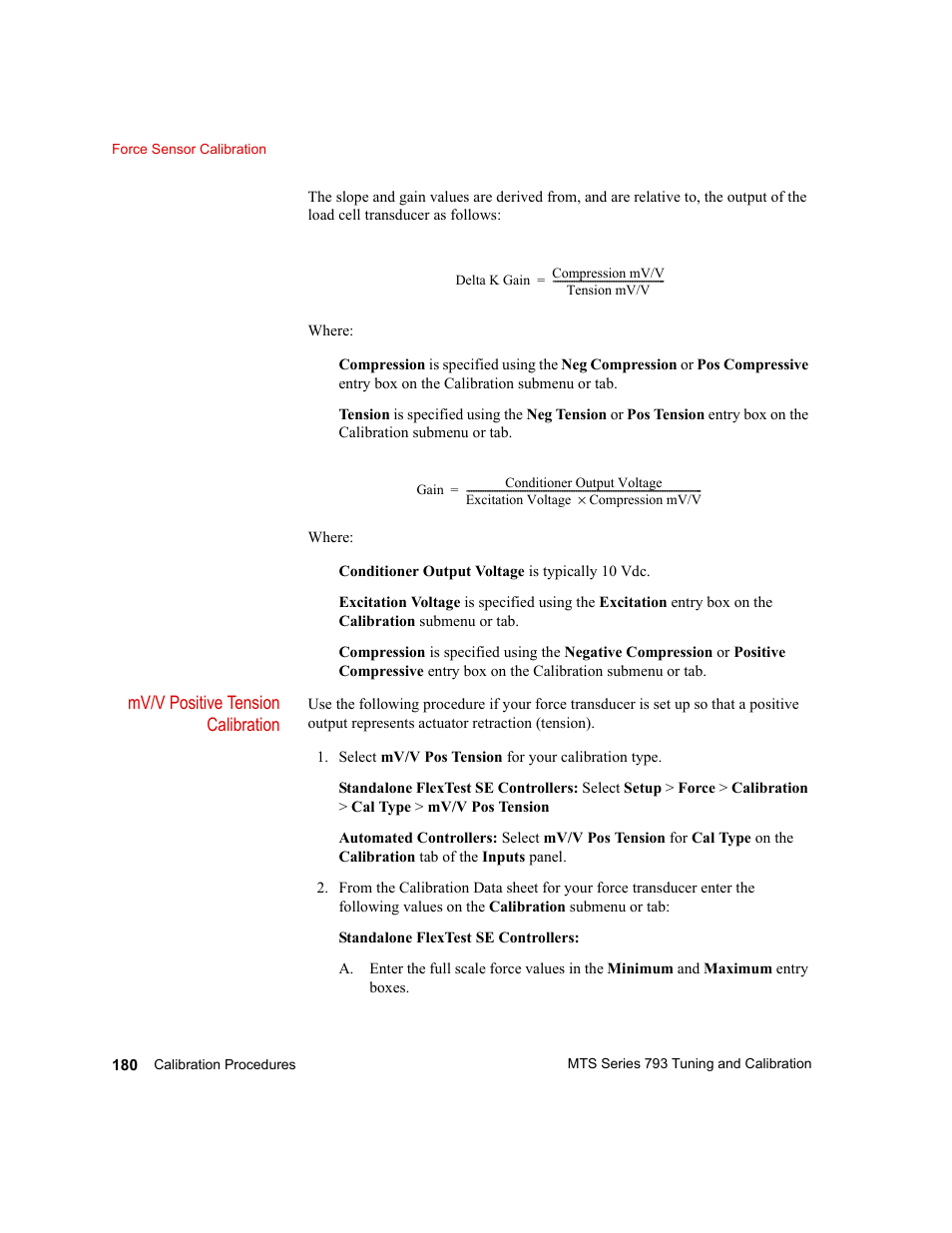 MTS Series 793 User Manual | Page 180 / 218