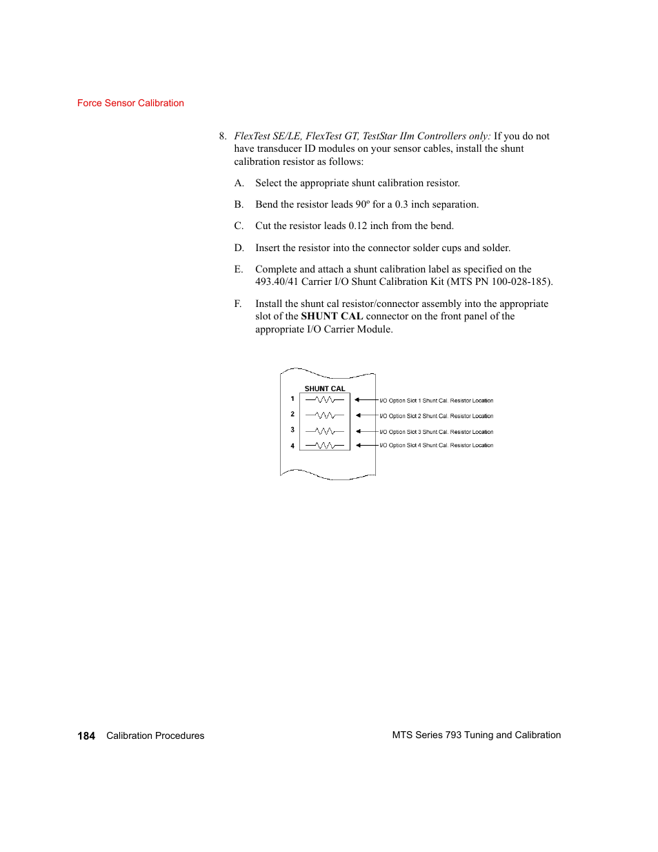 MTS Series 793 User Manual | Page 184 / 218
