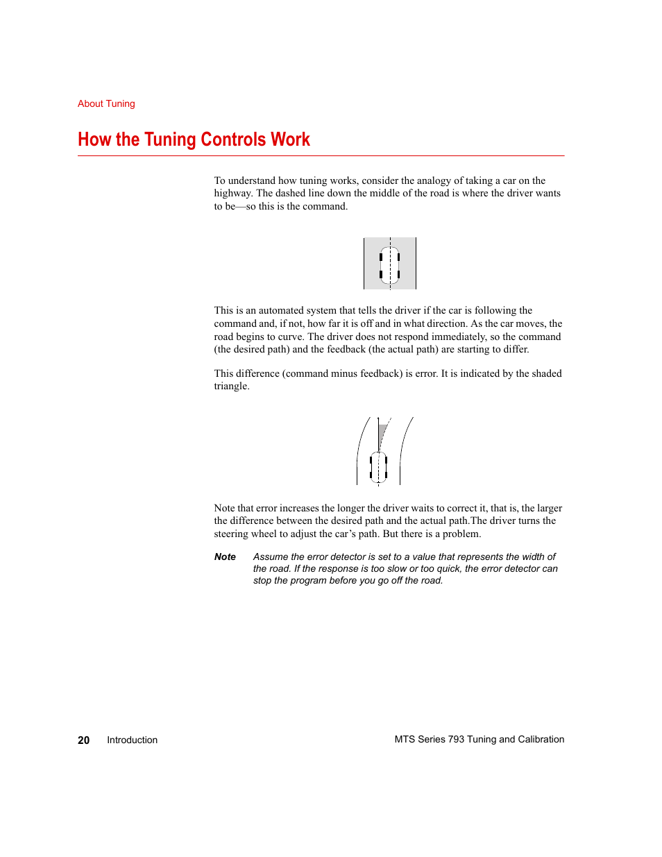 How the tuning controls work, How the tuning controls work 20 | MTS Series 793 User Manual | Page 20 / 218