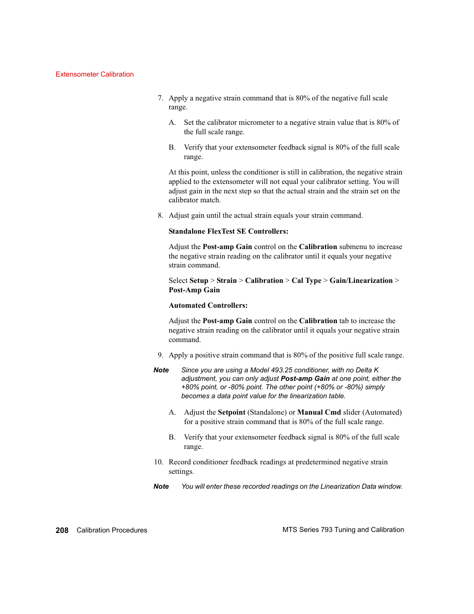 MTS Series 793 User Manual | Page 208 / 218