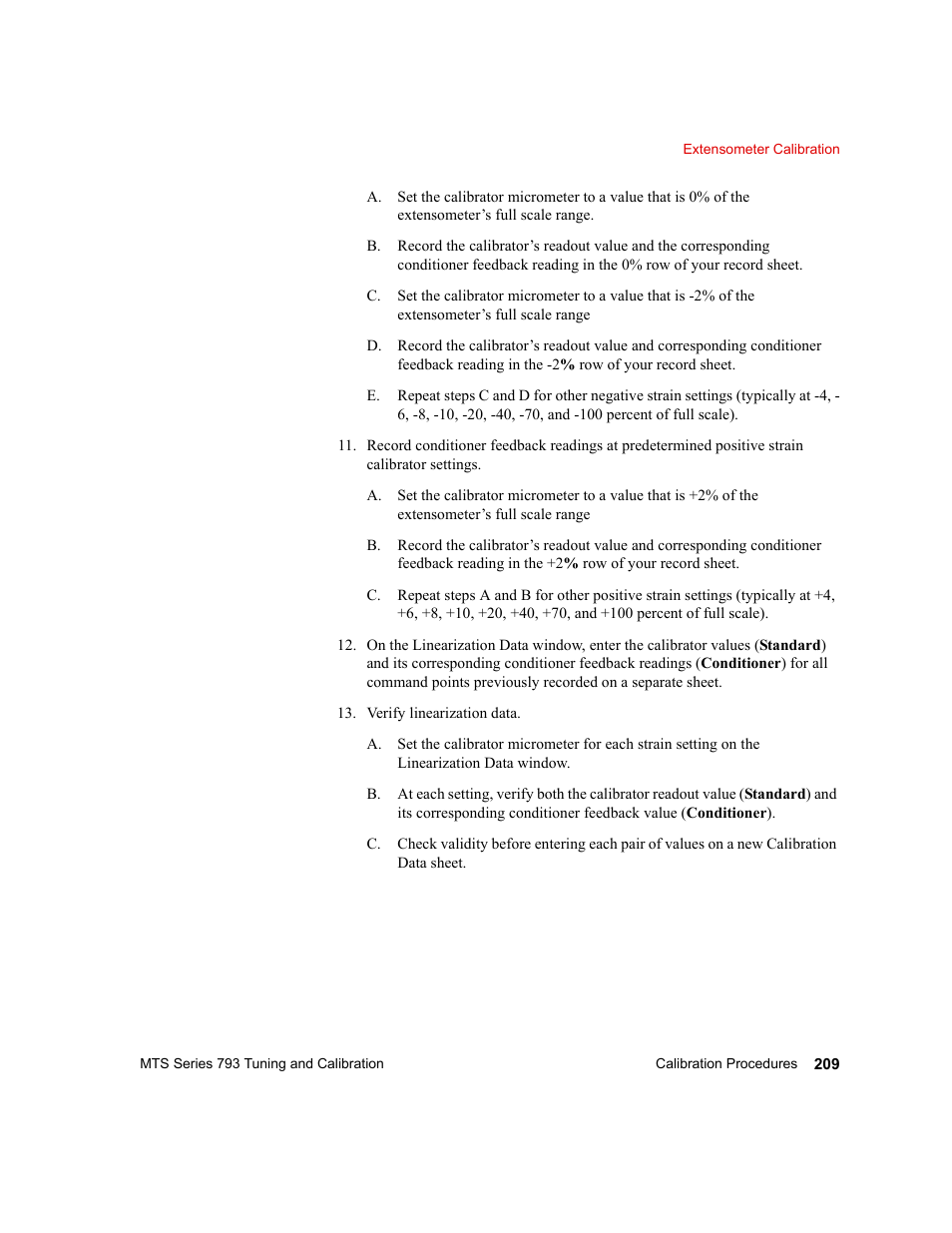 MTS Series 793 User Manual | Page 209 / 218