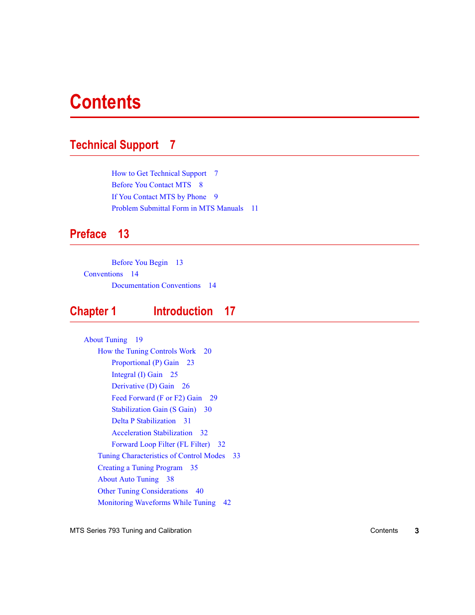 MTS Series 793 User Manual | Page 3 / 218