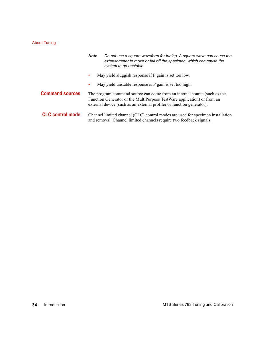 MTS Series 793 User Manual | Page 34 / 218