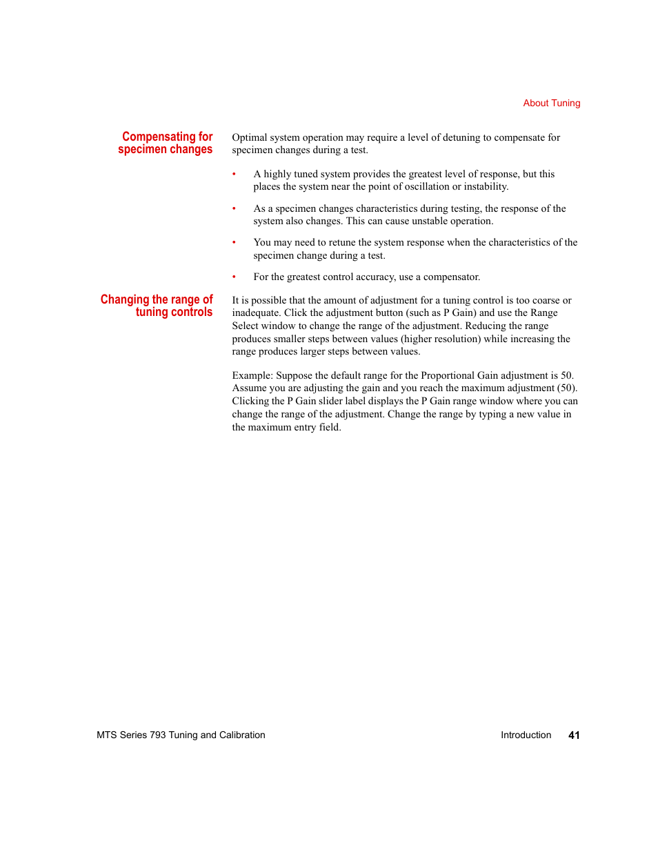 MTS Series 793 User Manual | Page 41 / 218