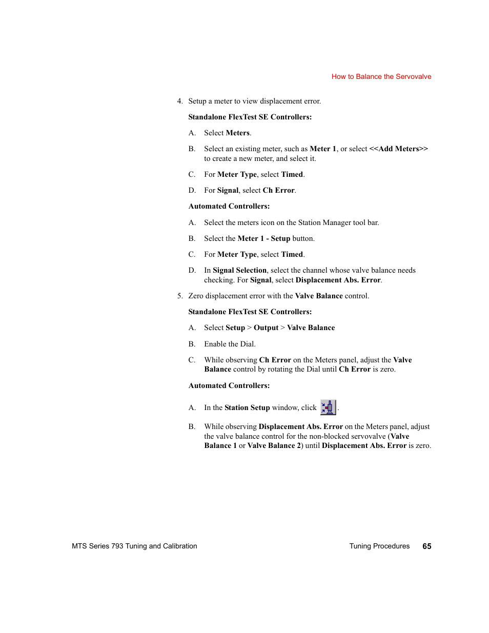 MTS Series 793 User Manual | Page 65 / 218