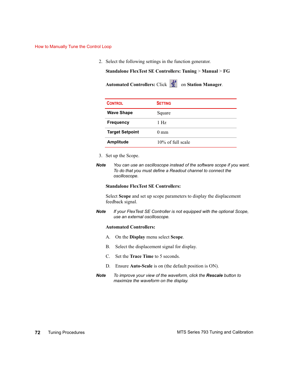 MTS Series 793 User Manual | Page 72 / 218