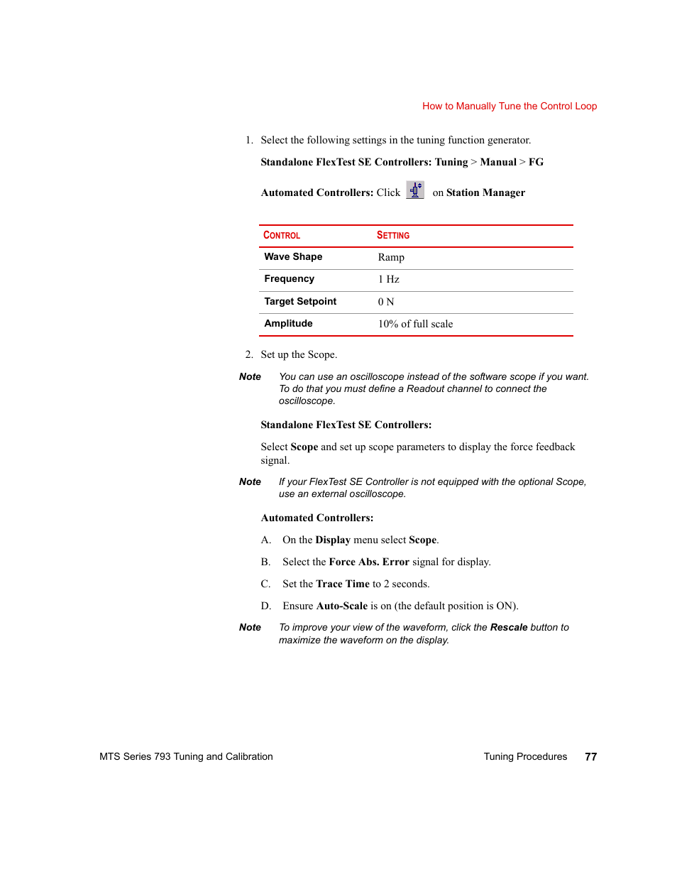 MTS Series 793 User Manual | Page 77 / 218