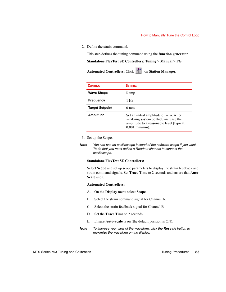 MTS Series 793 User Manual | Page 83 / 218