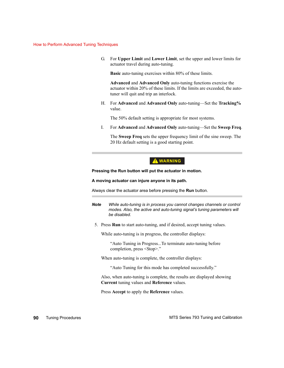 MTS Series 793 User Manual | Page 90 / 218