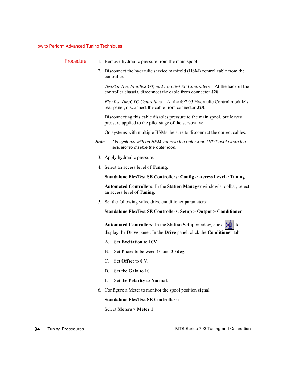 MTS Series 793 User Manual | Page 94 / 218