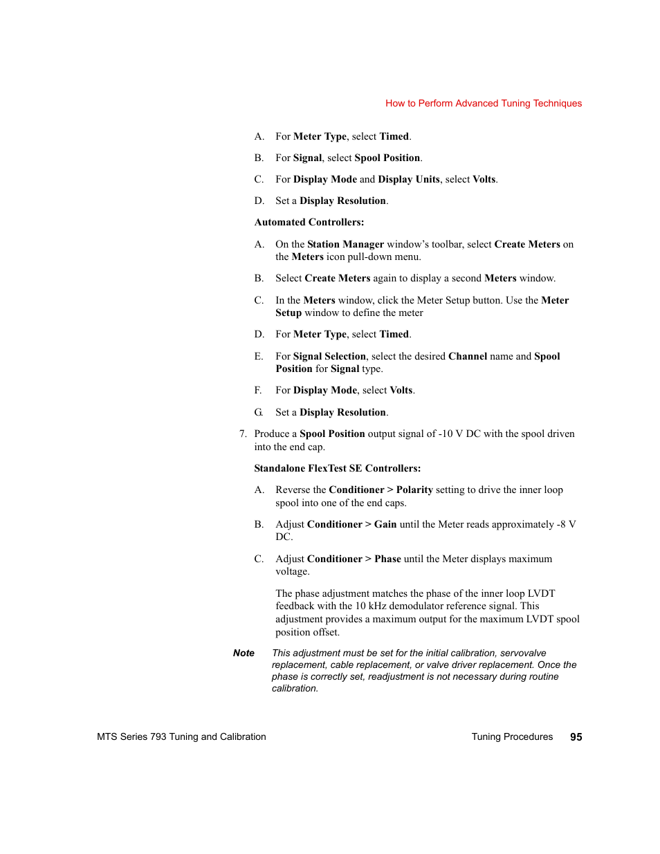 MTS Series 793 User Manual | Page 95 / 218