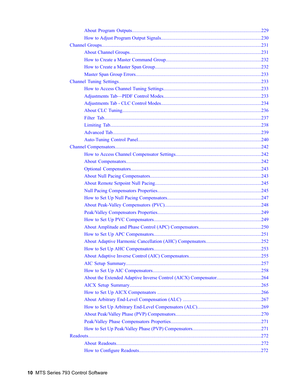 MTS Series 793 User Manual | Page 10 / 490