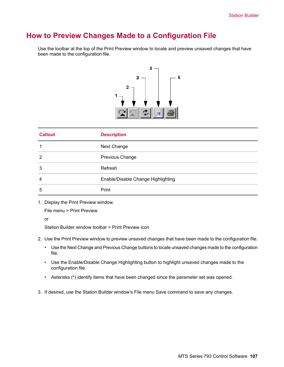 MTS Series 793 User Manual | Page 107 / 490