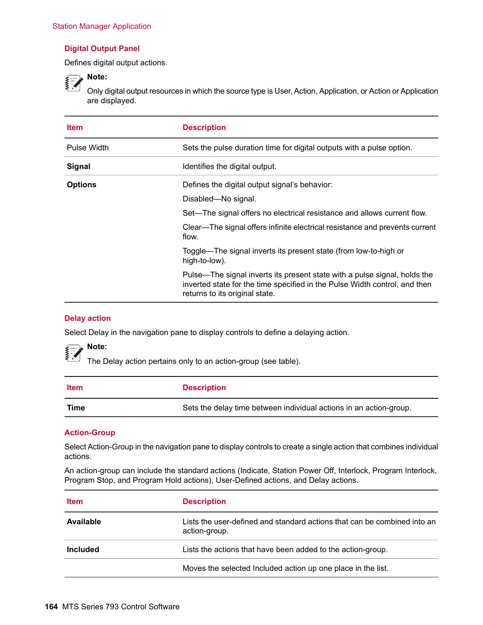 MTS Series 793 User Manual | Page 164 / 490