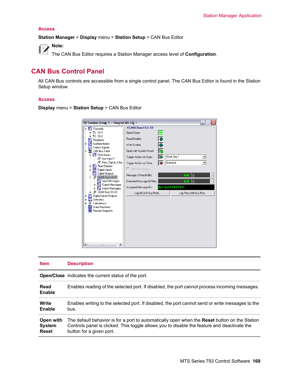 Can bus control panel | MTS Series 793 User Manual | Page 169 / 490