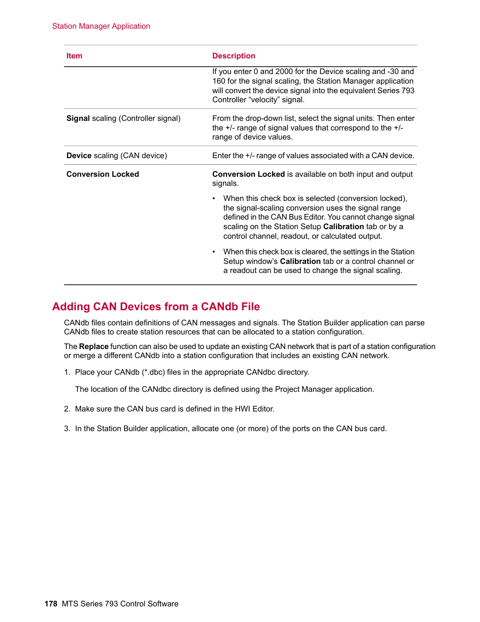 Adding can devices from a candb file | MTS Series 793 User Manual | Page 178 / 490