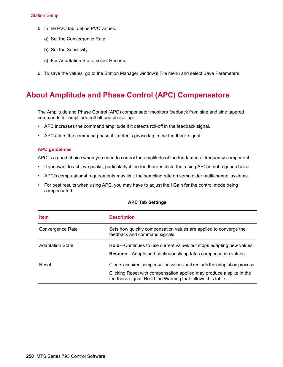 MTS Series 793 User Manual | Page 250 / 490