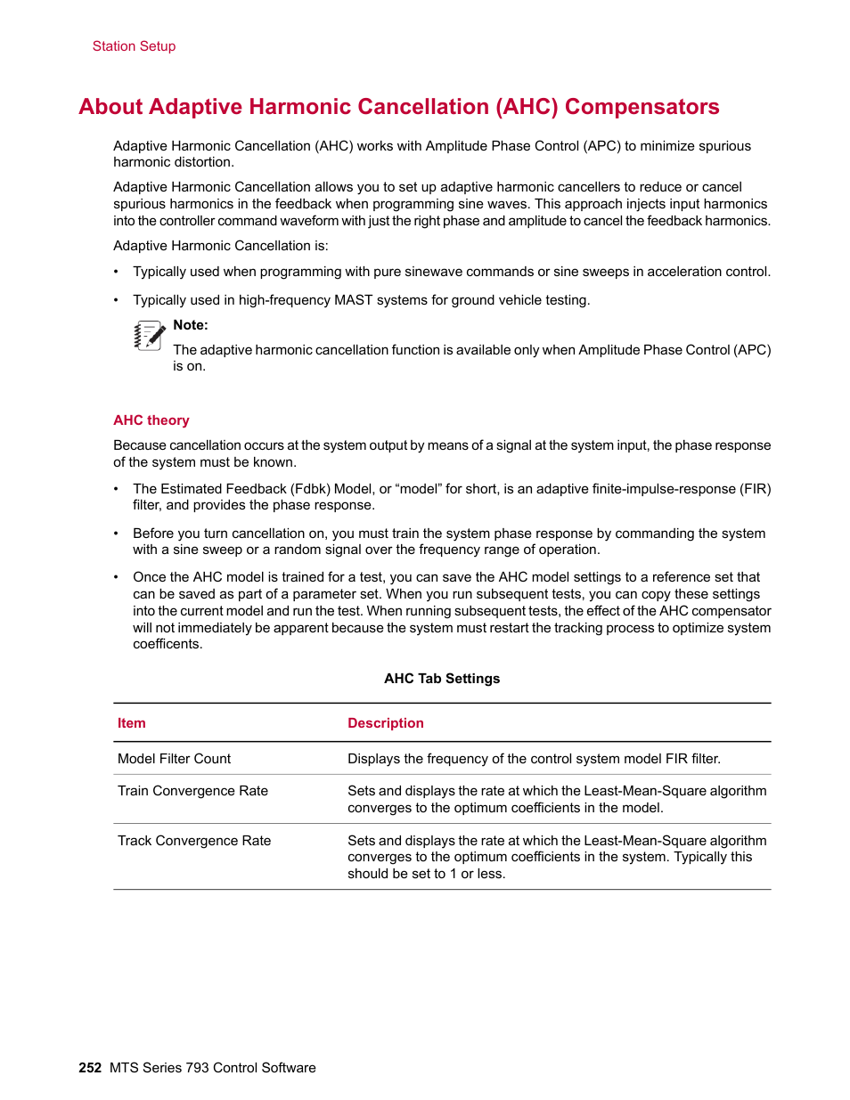 MTS Series 793 User Manual | Page 252 / 490