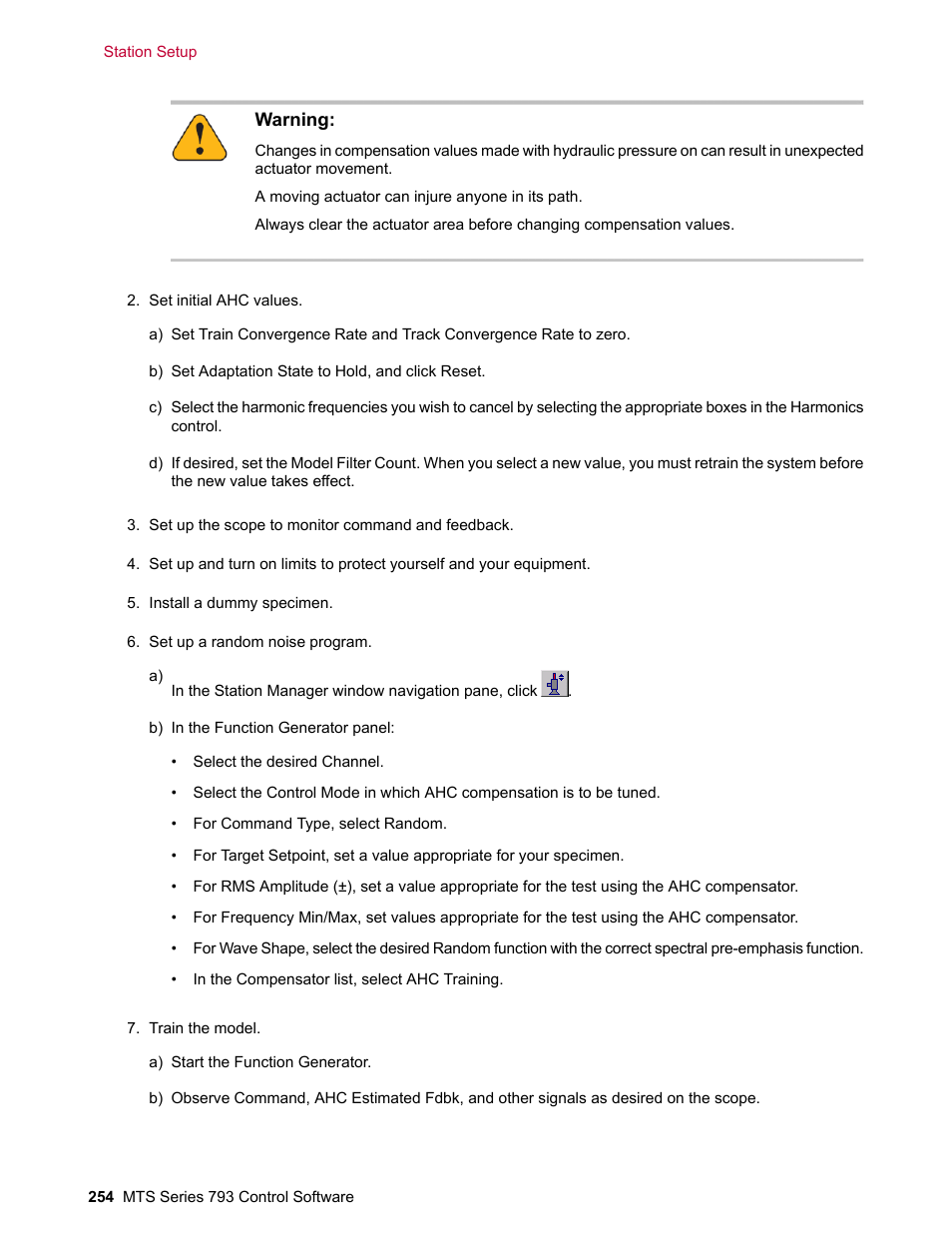 MTS Series 793 User Manual | Page 254 / 490