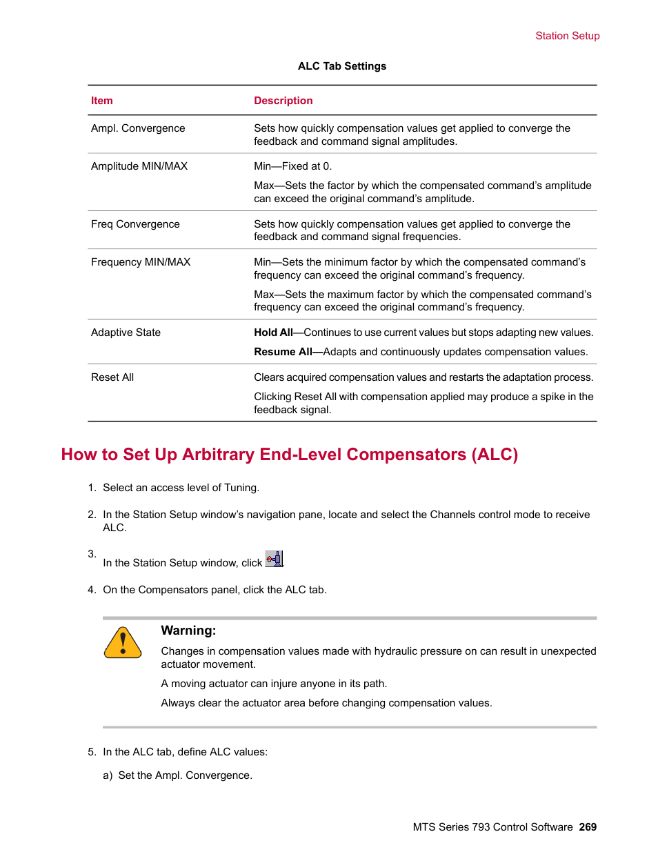 MTS Series 793 User Manual | Page 269 / 490