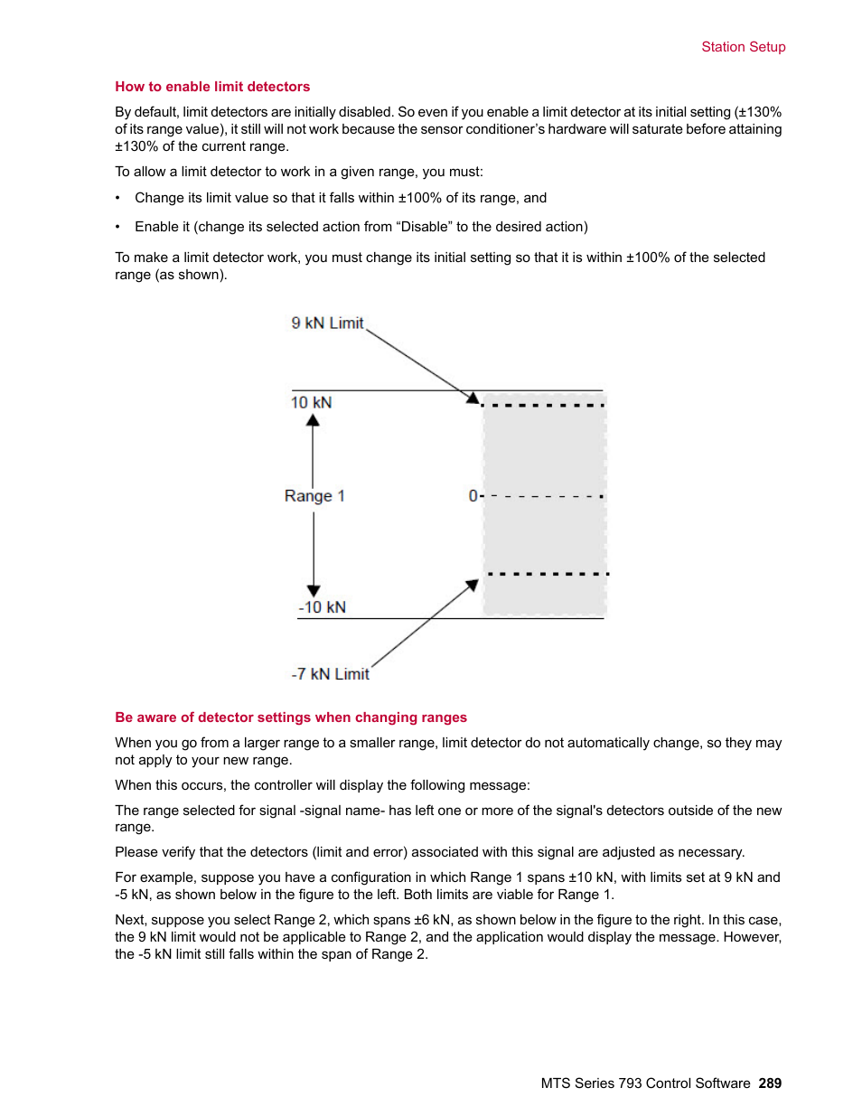 MTS Series 793 User Manual | Page 289 / 490