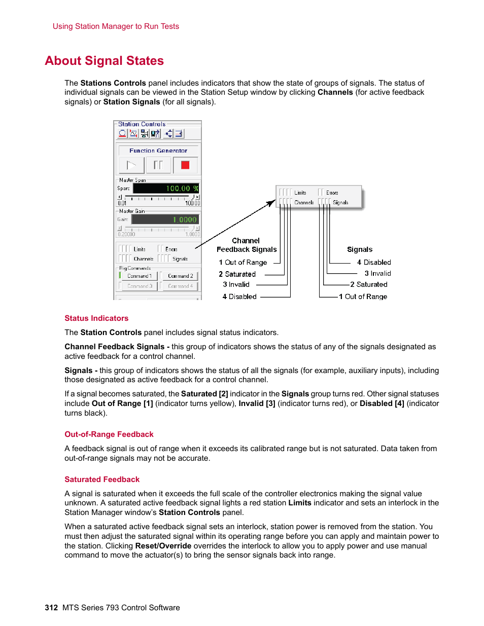 About signal states | MTS Series 793 User Manual | Page 312 / 490