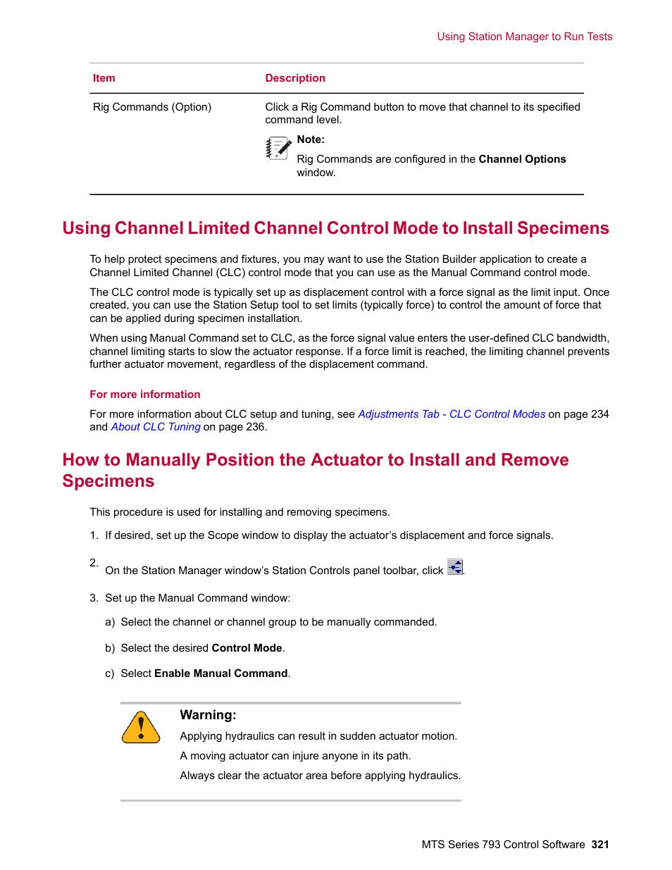 MTS Series 793 User Manual | Page 321 / 490