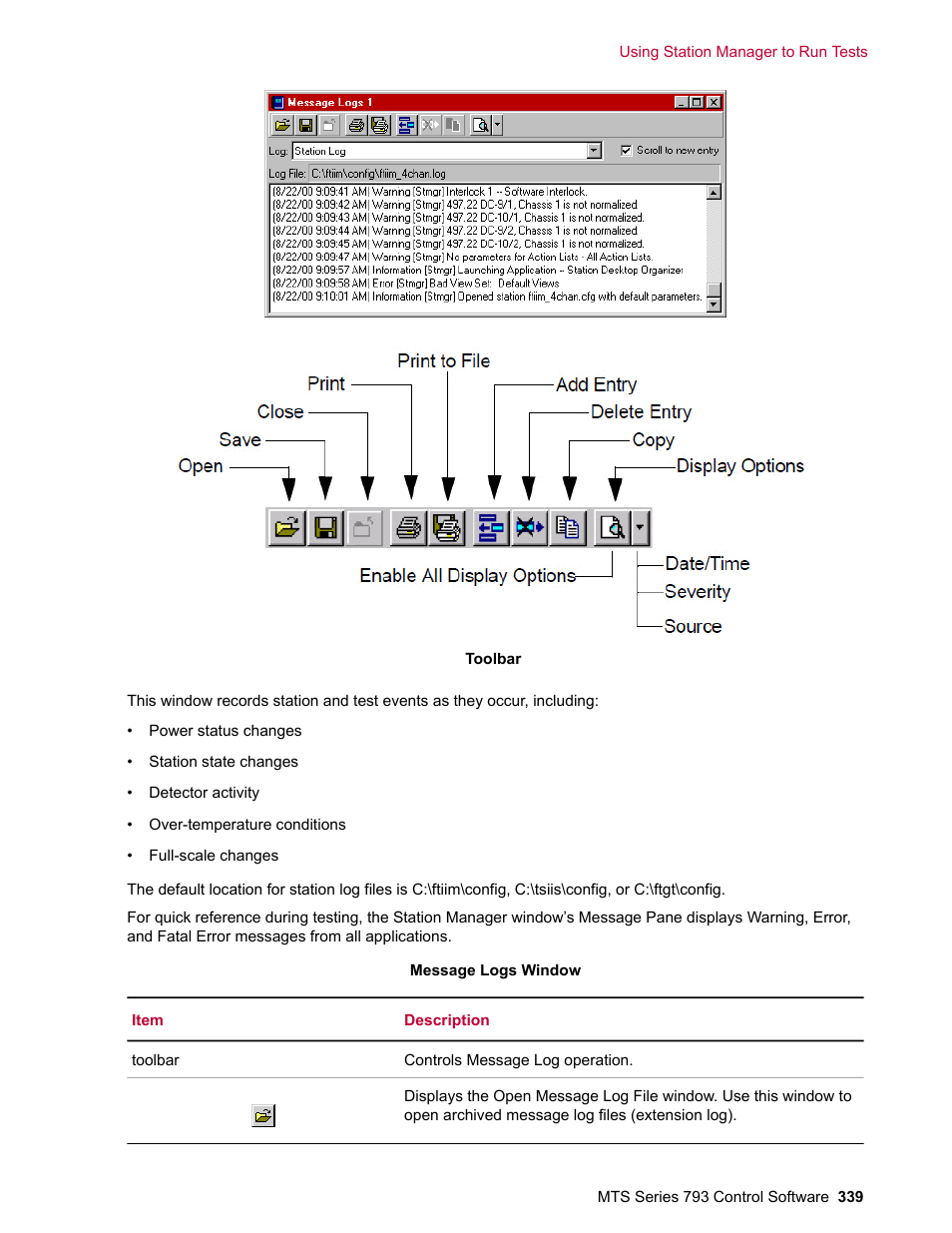 MTS Series 793 User Manual | Page 339 / 490