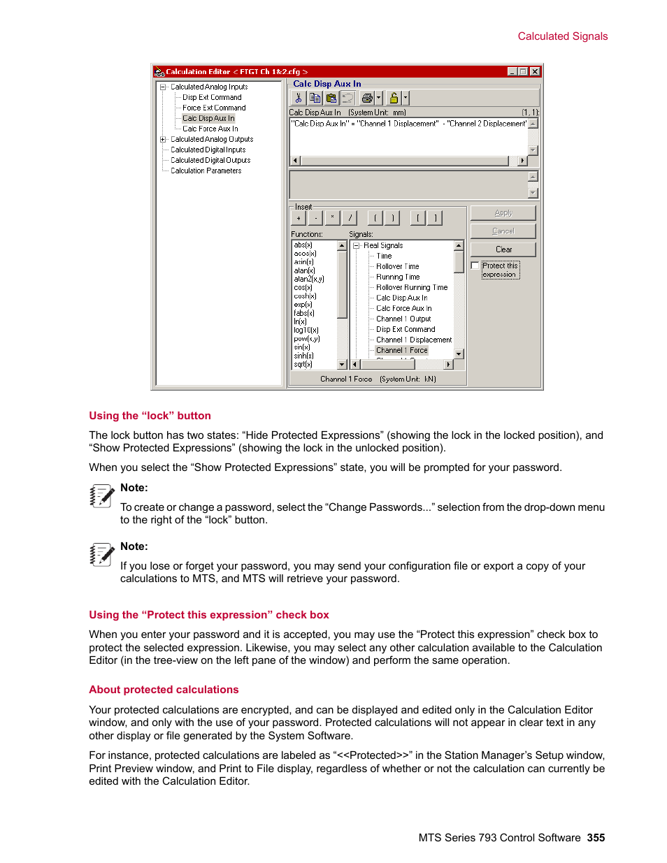 MTS Series 793 User Manual | Page 355 / 490