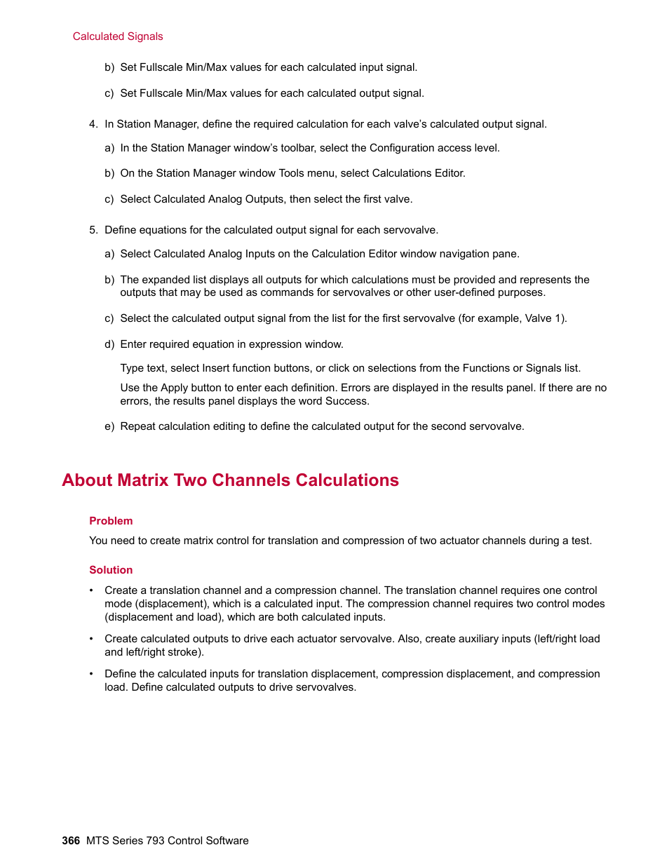 About matrix two channels calculations | MTS Series 793 User Manual | Page 366 / 490