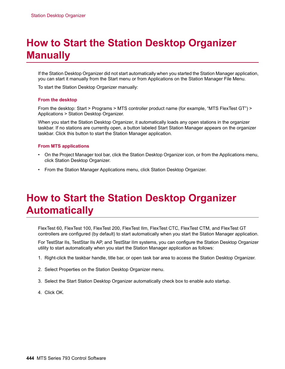 MTS Series 793 User Manual | Page 444 / 490