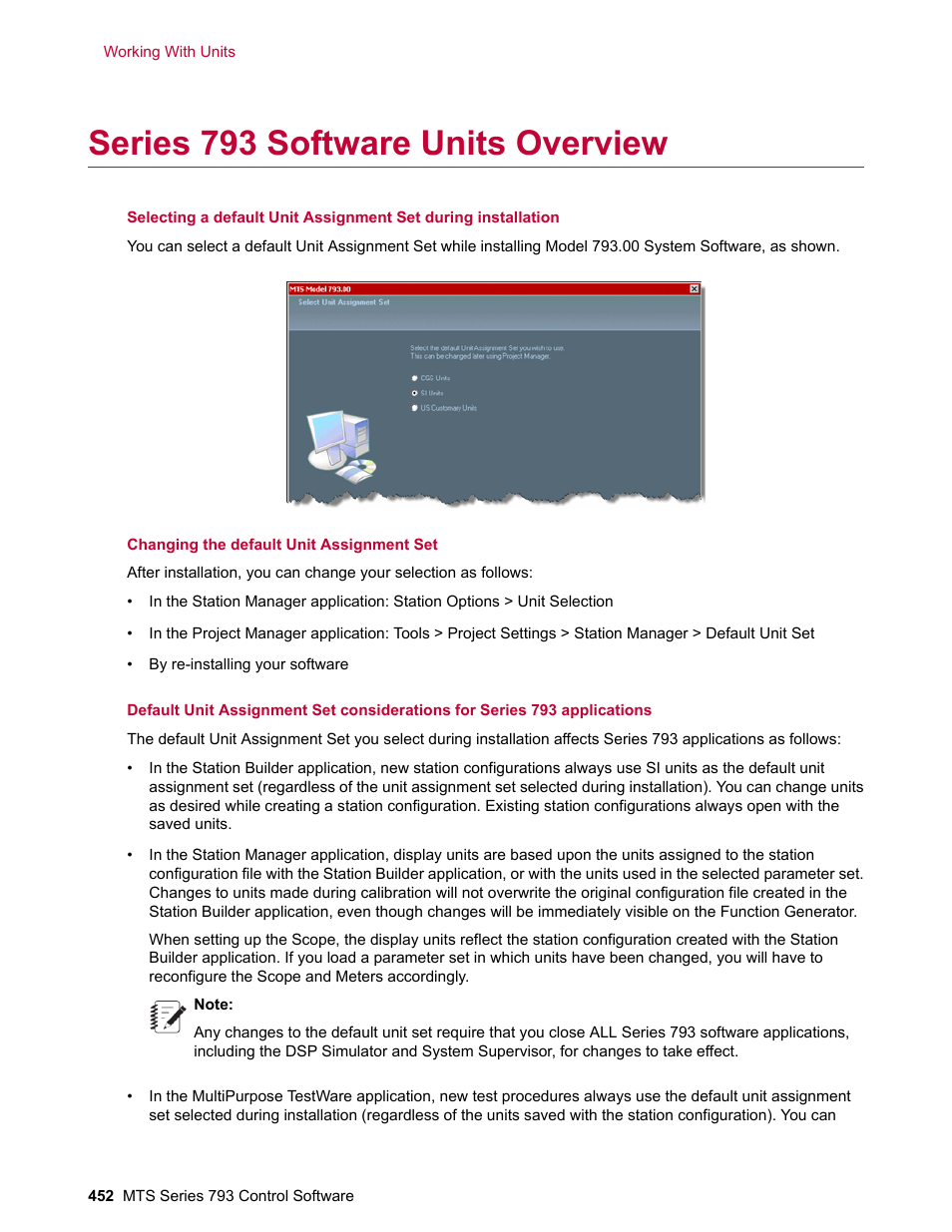 Series 793 software units overview | MTS Series 793 User Manual | Page 452 / 490