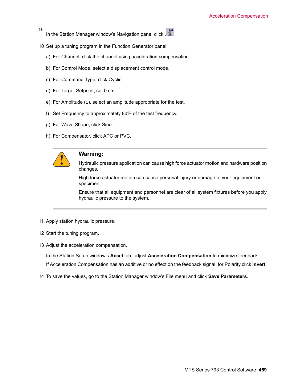 MTS Series 793 User Manual | Page 459 / 490