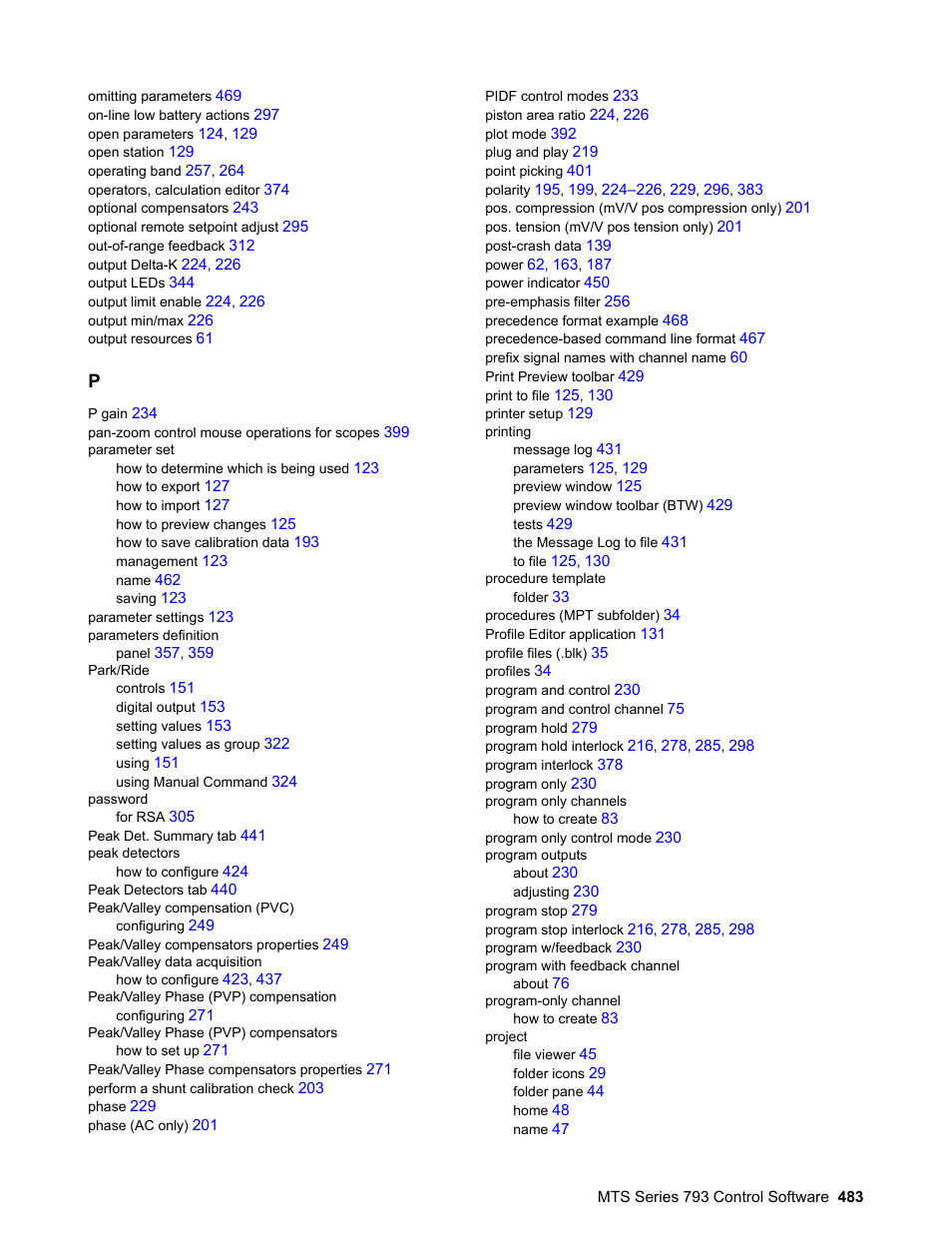 MTS Series 793 User Manual | Page 483 / 490