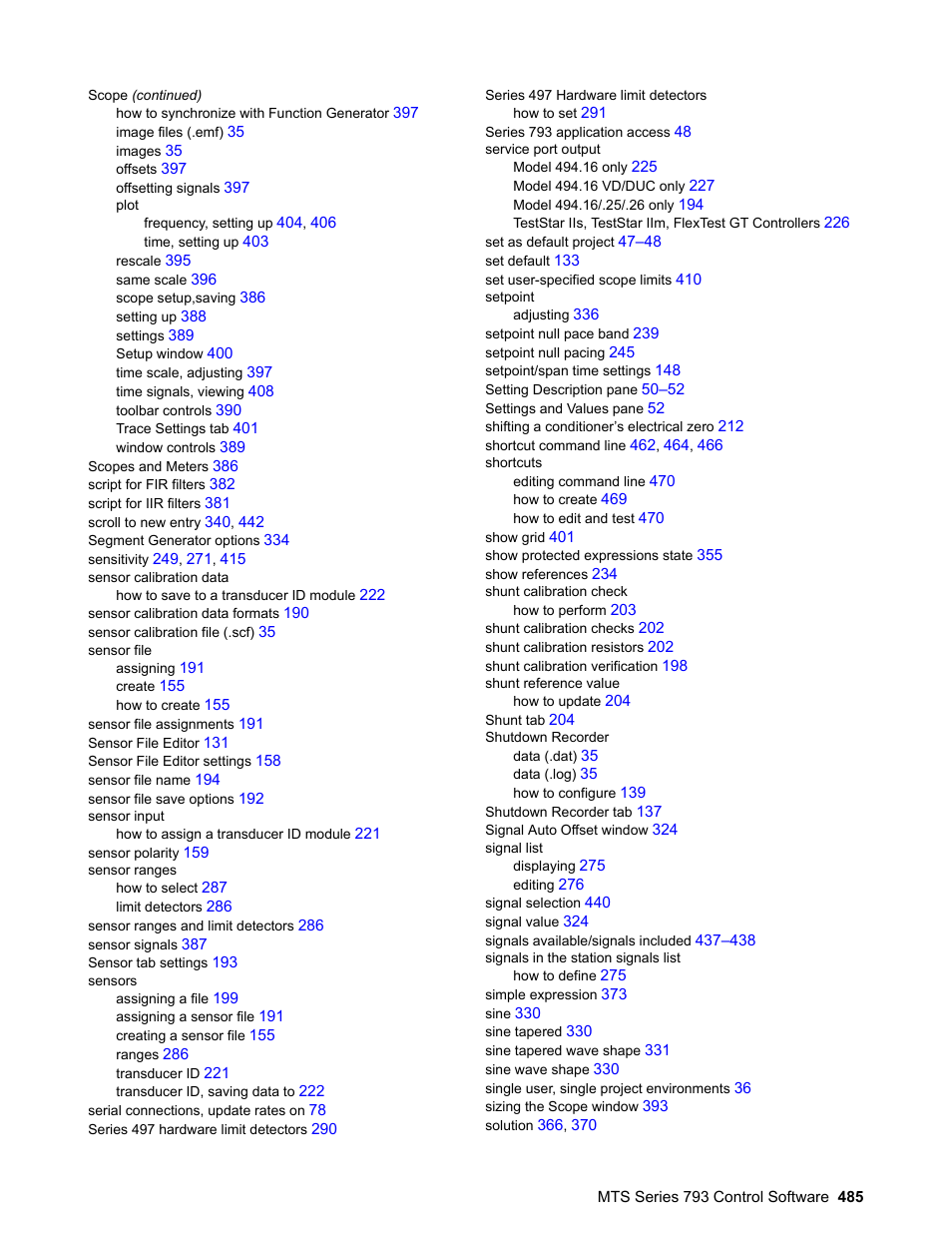 MTS Series 793 User Manual | Page 485 / 490