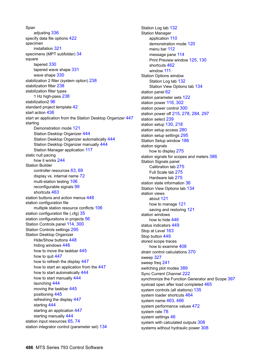 MTS Series 793 User Manual | Page 486 / 490